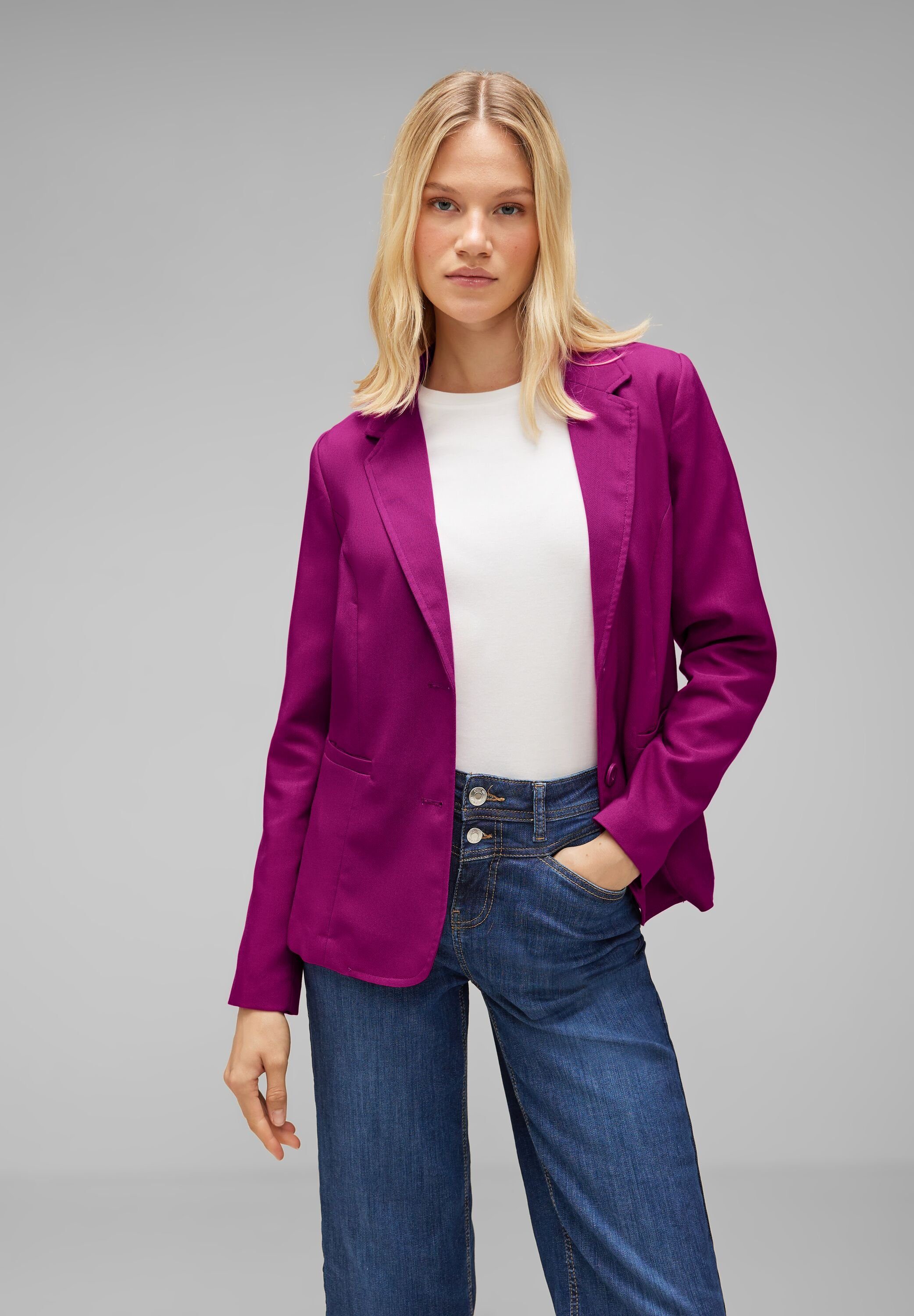 STREET ONE Kurzblazer mit Reverskragen