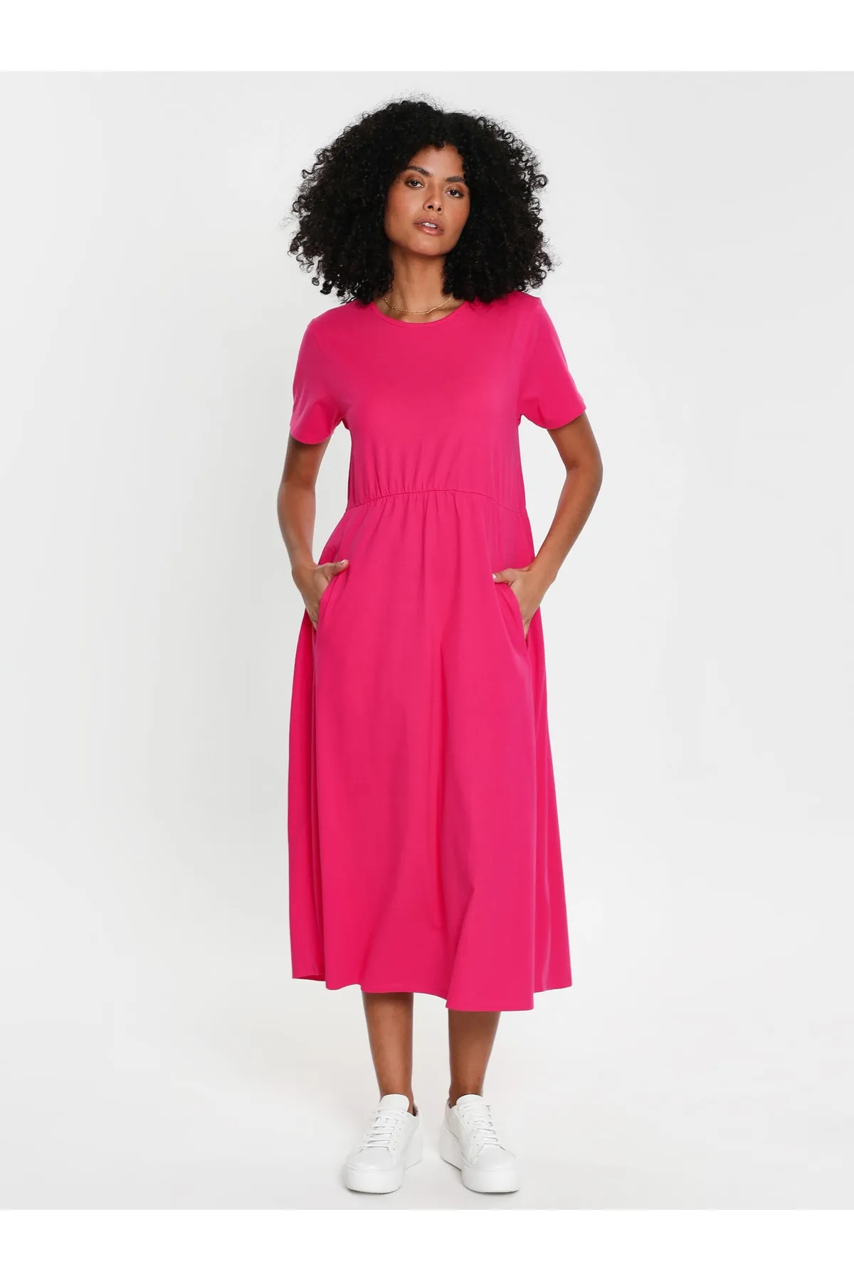 Threadbare  Kleid THB Danni Smock Midi Dress W/Pockets