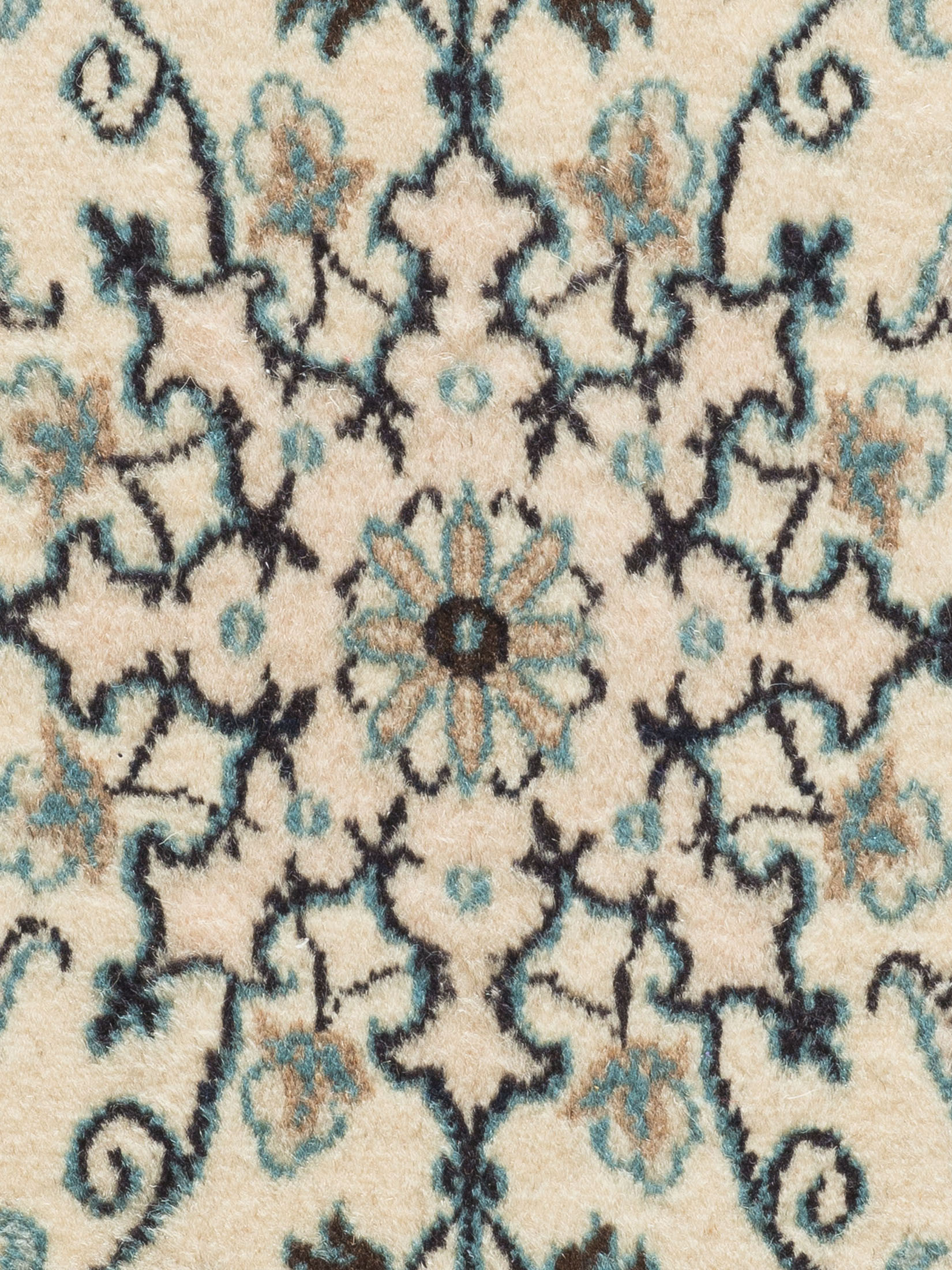 Kaschmar Nain 12 Lah ca. 60 x 90 cm, Unikat / Einzelstück