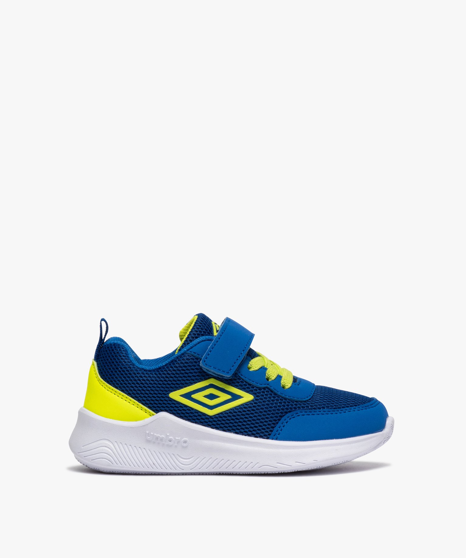 Baskets Garçon running bicolores à scratch - Umbro bleu | GEMO