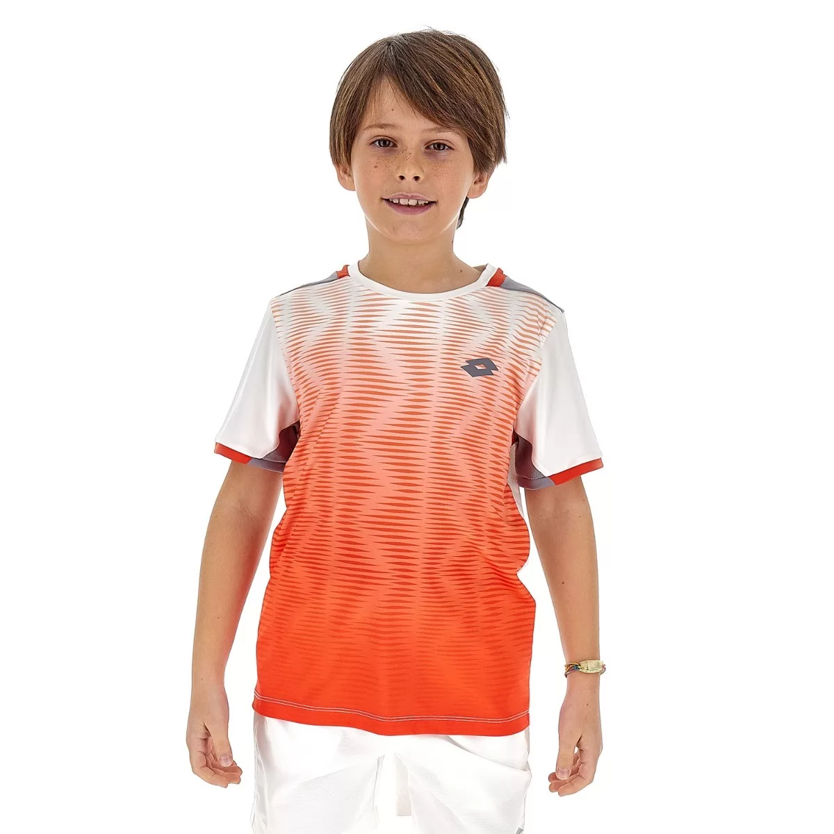 TOP B IV TEE 2 ČERVENÝ MÁK/ZÁŘIVĚ BÍLÁ