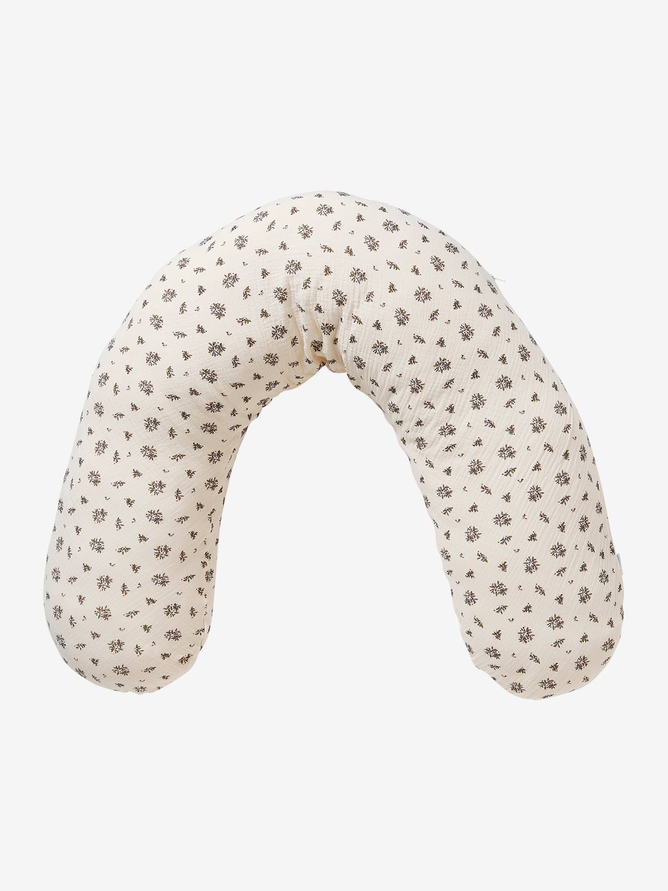 Housse pour coussin d'allaitement jaune épicé