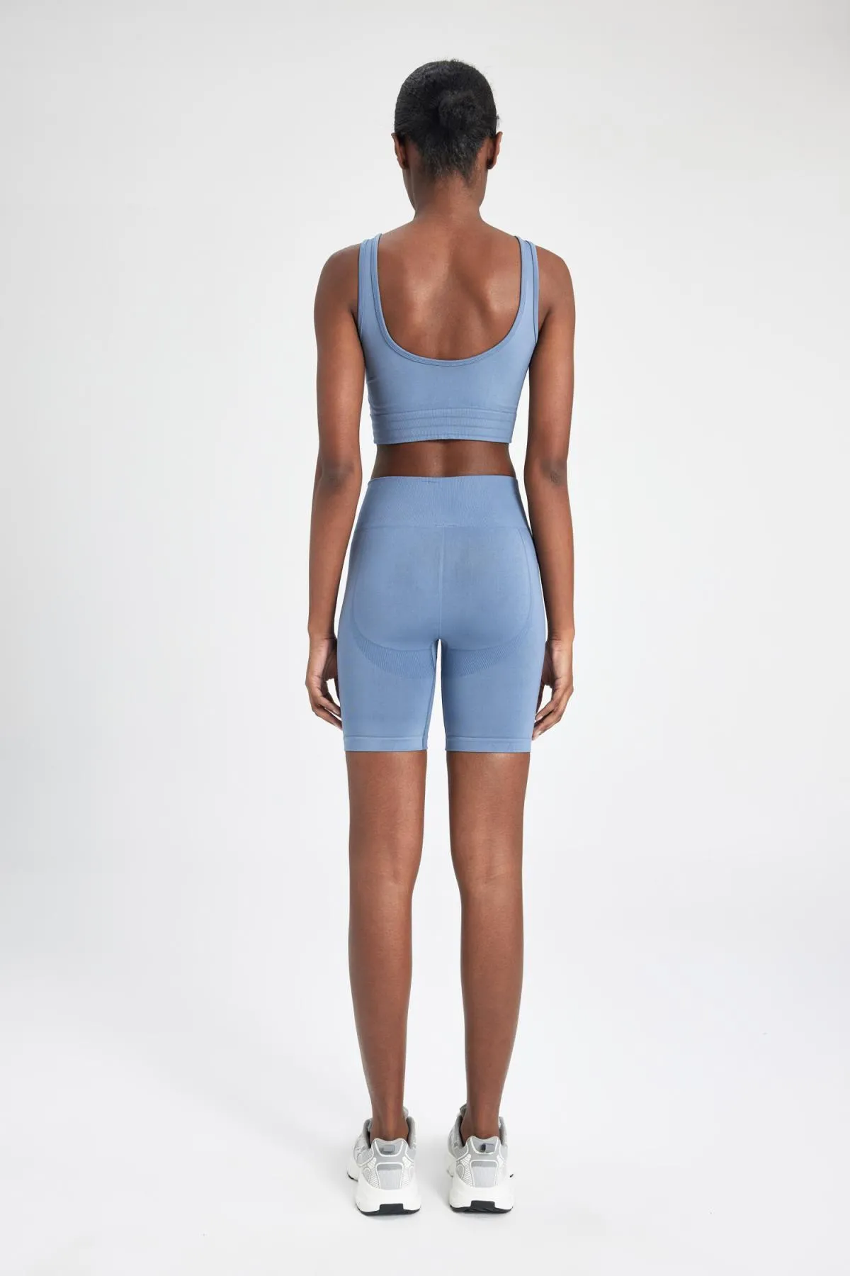 DeFacto  Sport-Leggings - Blau - Mittlerer Bund