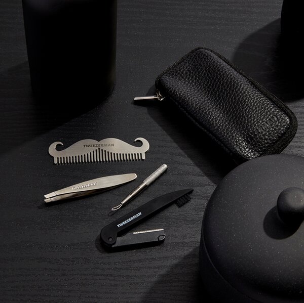 Tweezerman Travel Tool Essentials Kit - Reisepflege Set Bartpflegeset