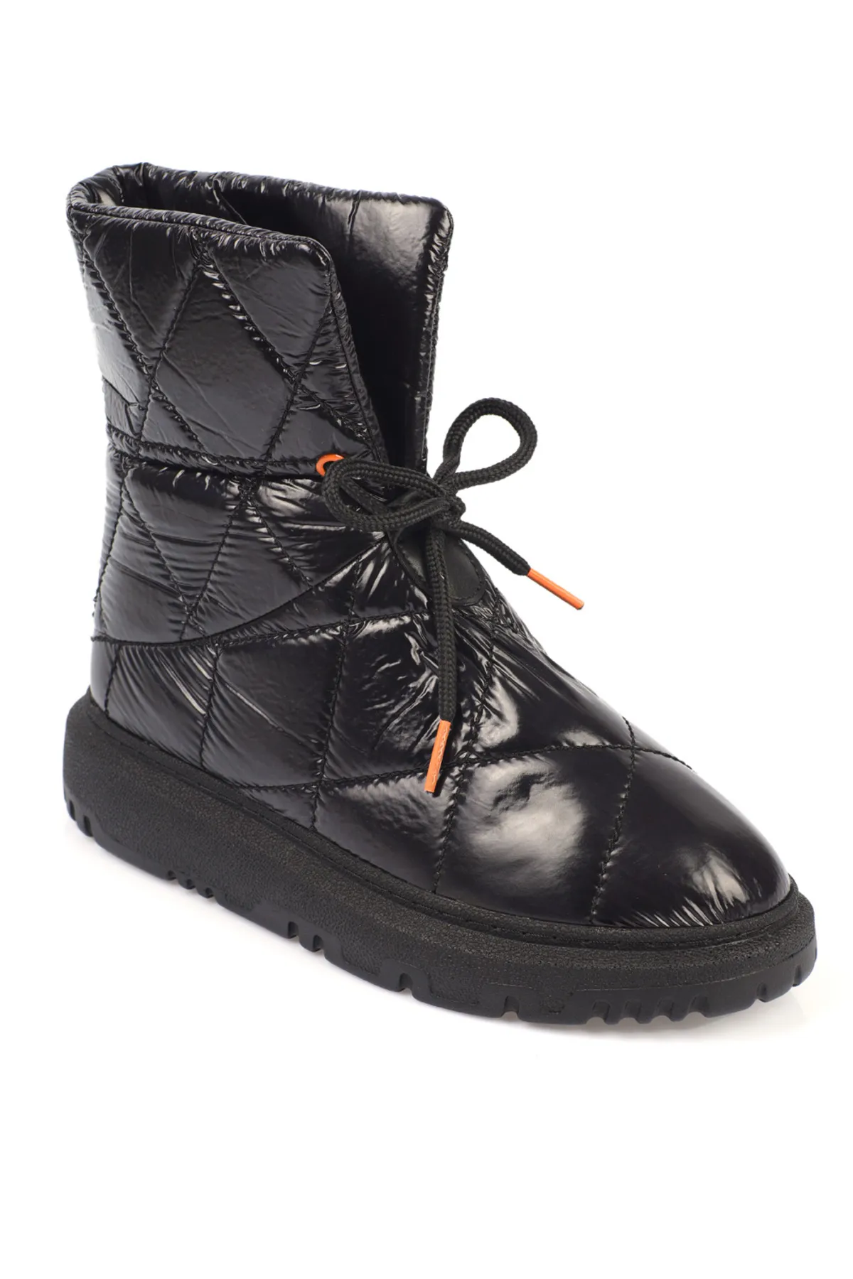 Capone Outfitters  Gesteppte Damen-Schneestiefel aus Fallschirmstoff mit verstellbarer Knöchelschnalle