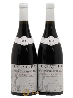 Gevrey-Chambertin 1er Cru Lavaux Saint Jacques Dugat-Py  2014 - Lot de 2 Bouteilles