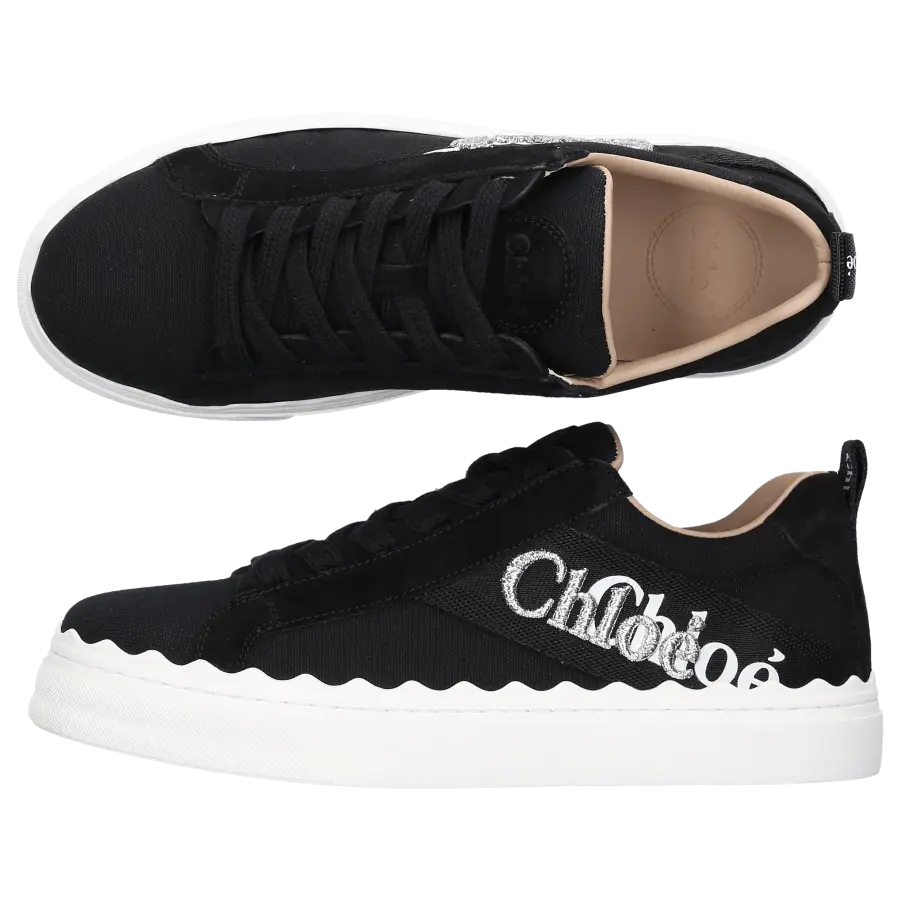 Chloé - Sneaker low LAUREN Canvas - schwarz