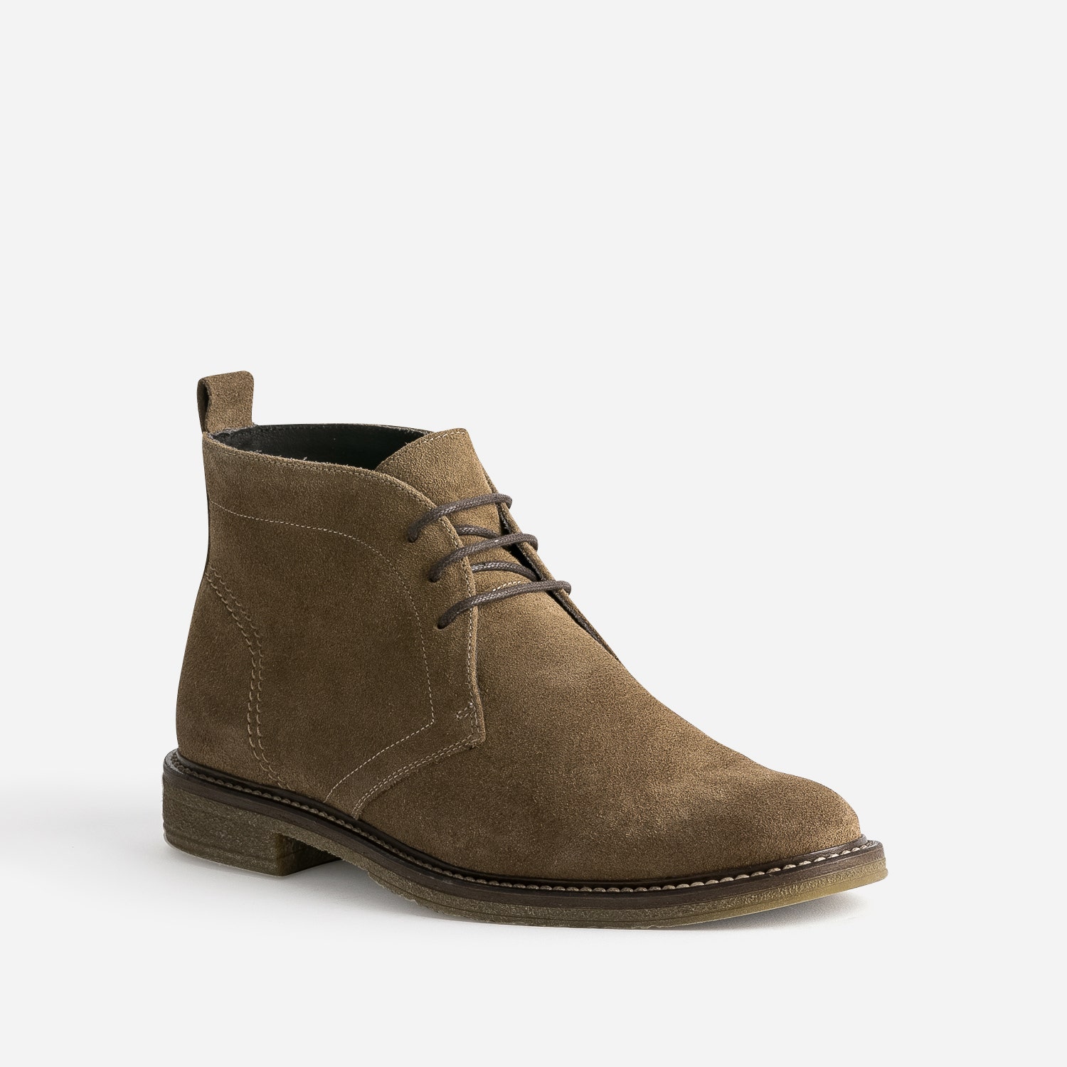 Desert Boots camel en cuir velours