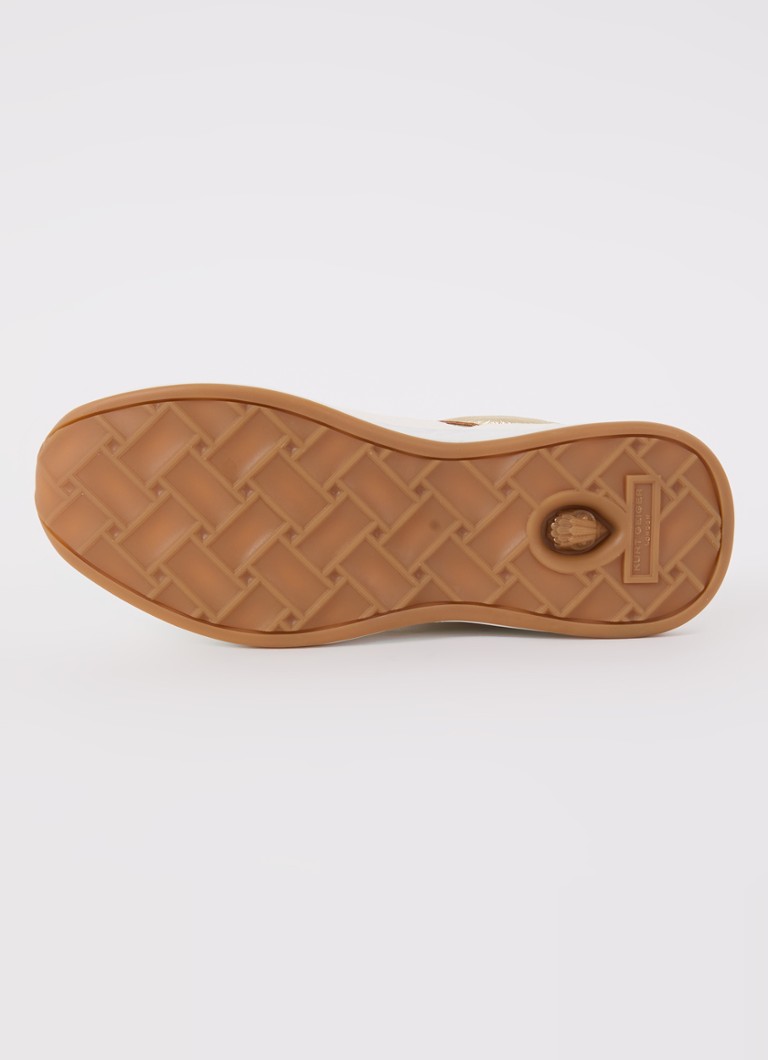 Kurt Geiger Kensington sneaker en daim avec strass