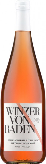 2022 Spätburgunder Rosé Lützelsachsener Rittersberg halbtrocken 1,0 L - Winzer von Baden