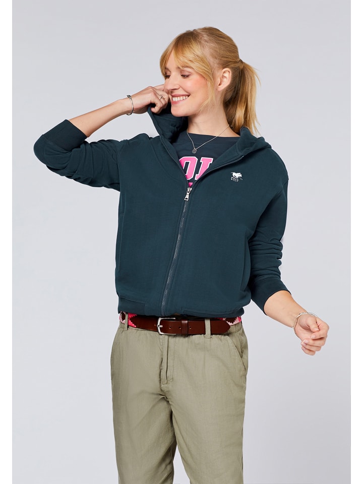 Polo Sylt Sweatjacke in Dunkelblau günstig kaufen