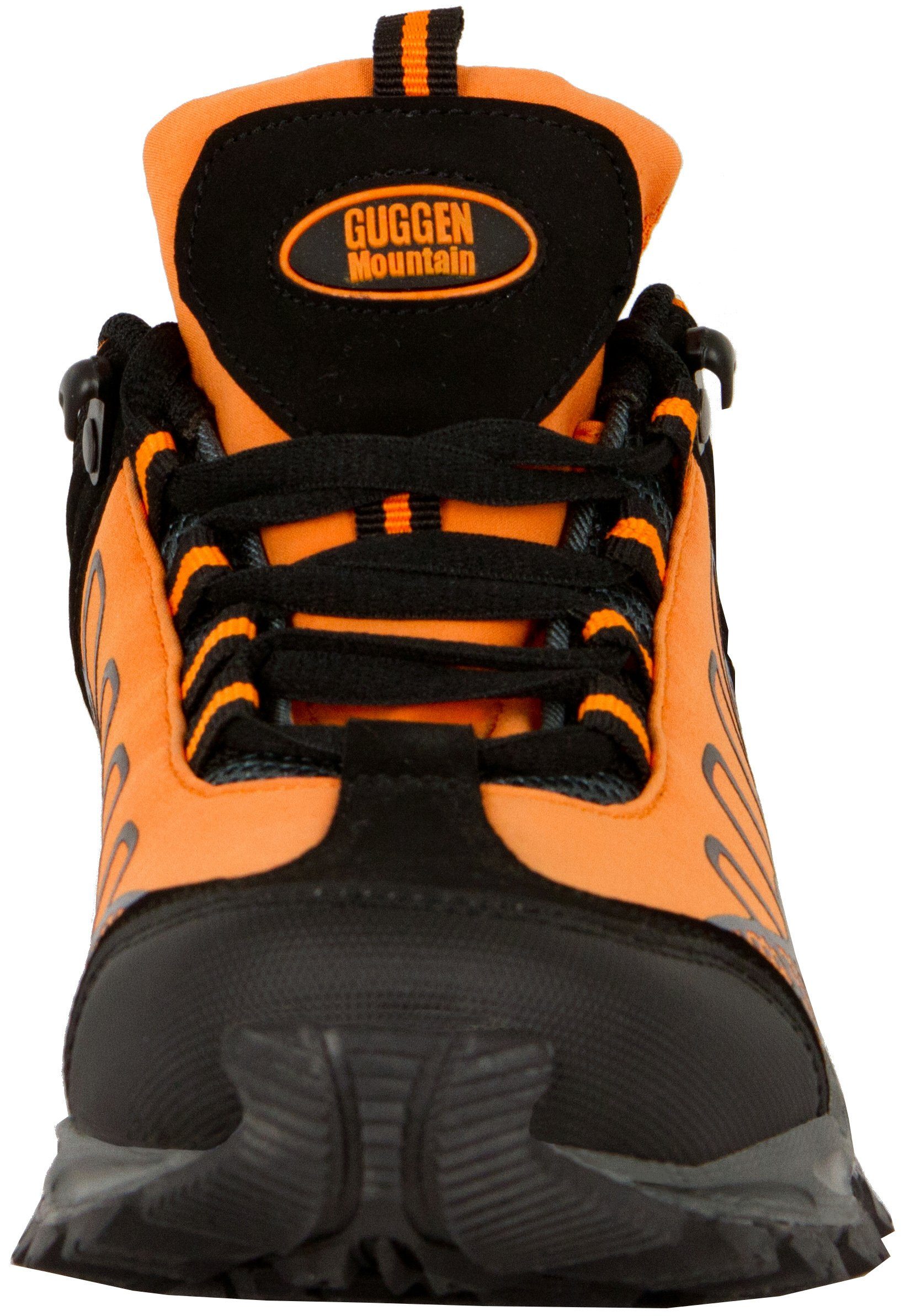 GUGGEN Mountain Damen Wanderschuh T002 Damenwanderschuh Trekkingschuhe Outdoorschuhe Outdoorschuh Wasserabweisend; Verstärkte Schuhspitze; Softshell und Leder Mix