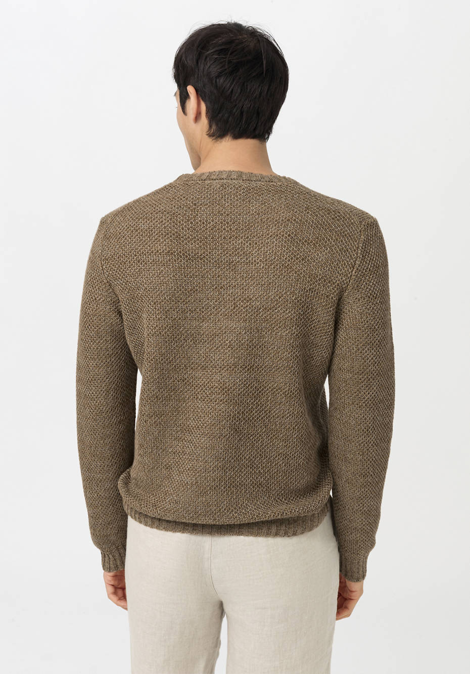 Pullover aus reinem Bio-Leinen