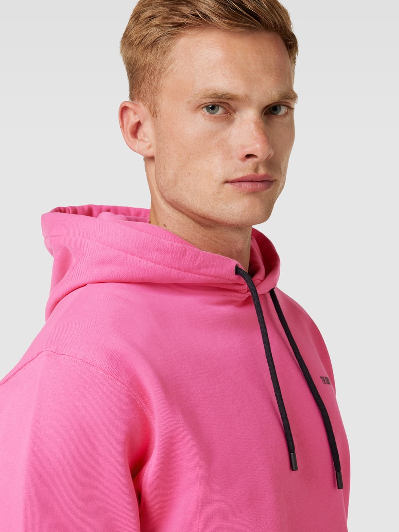 Hoodie mit Känguru-Tasche in pink