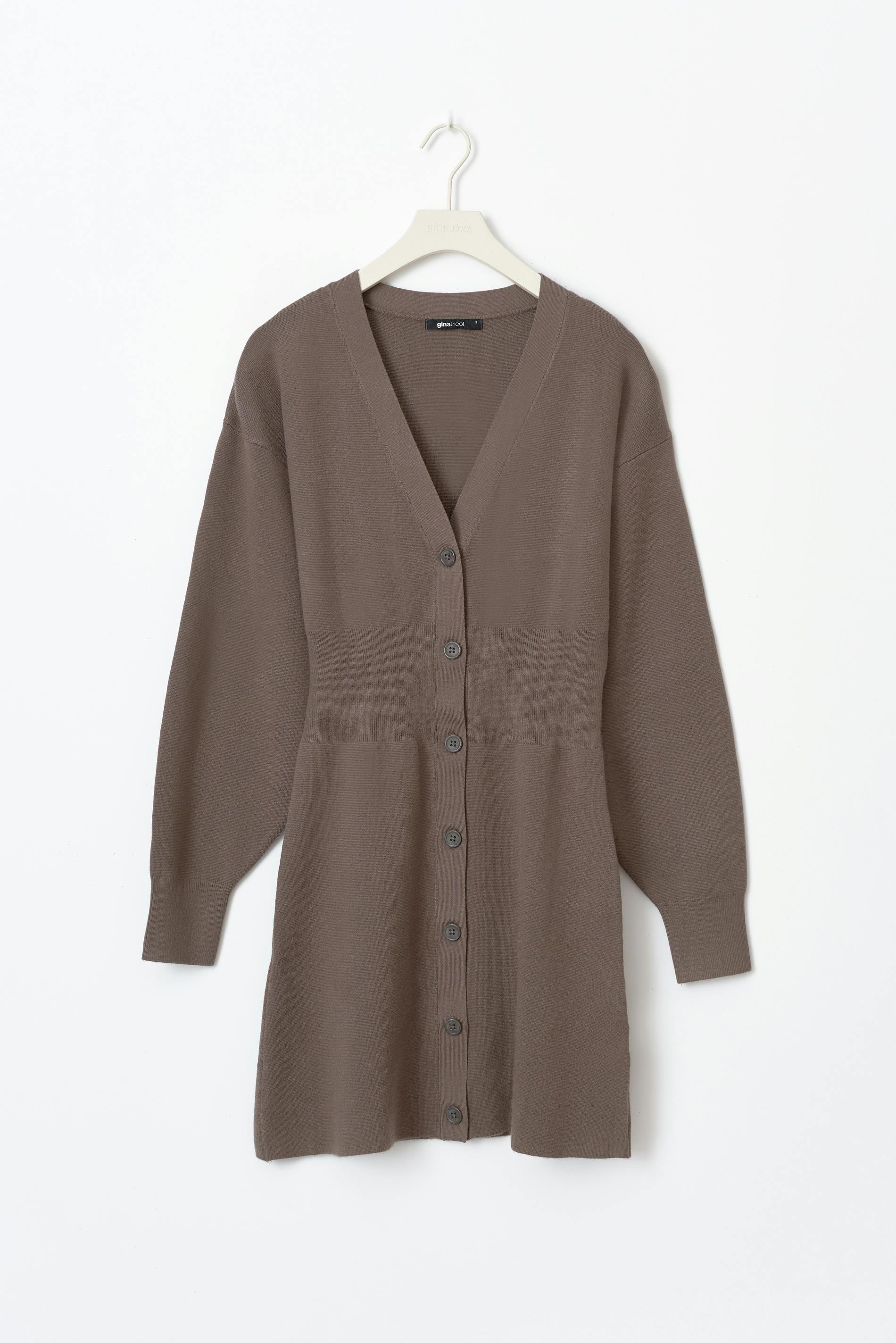 Knitted button down dress