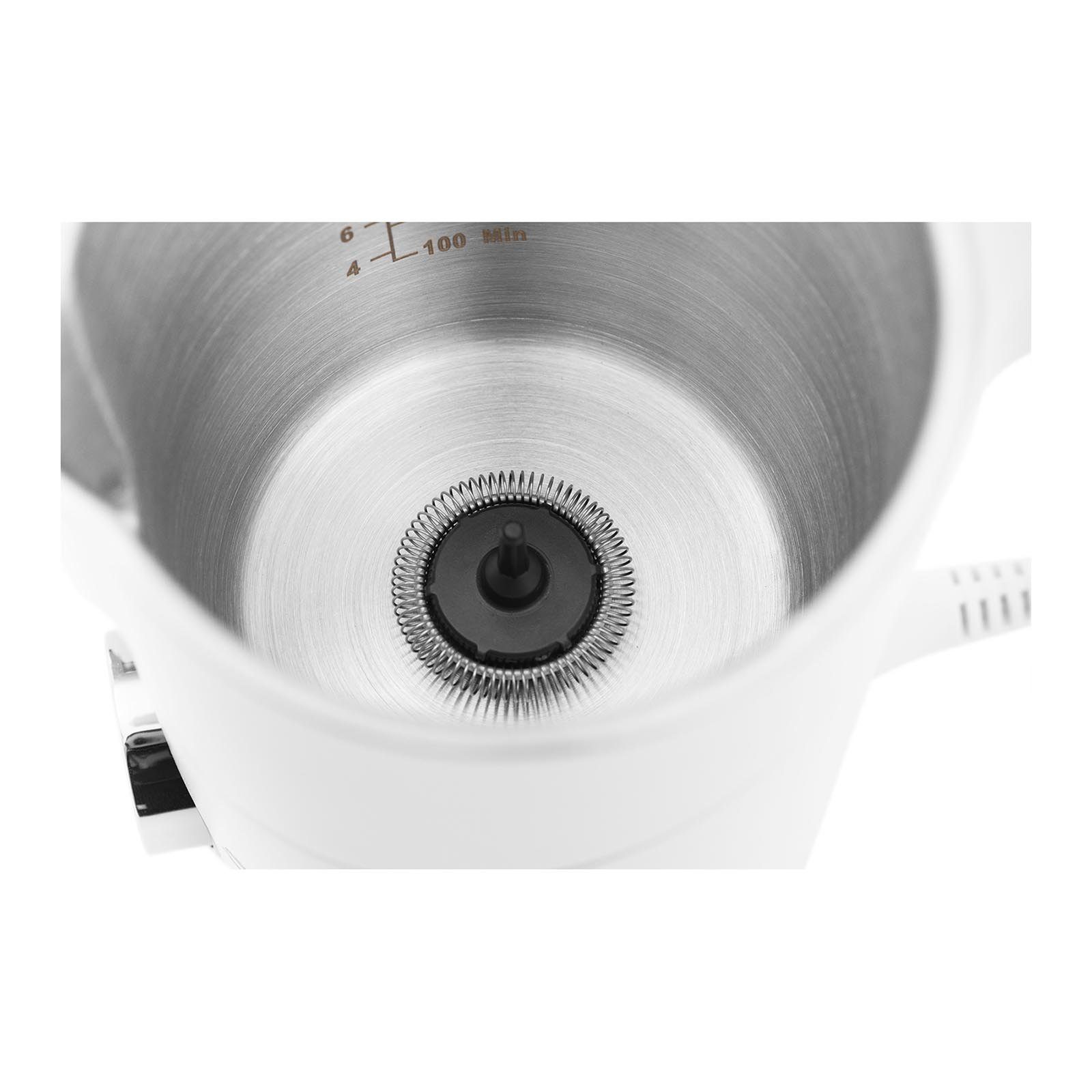 Royal Catering Milchaufschäumer Elektrischer Milchschäumer Milchaufschäumer 0,6 l 4 Programme, 550 W