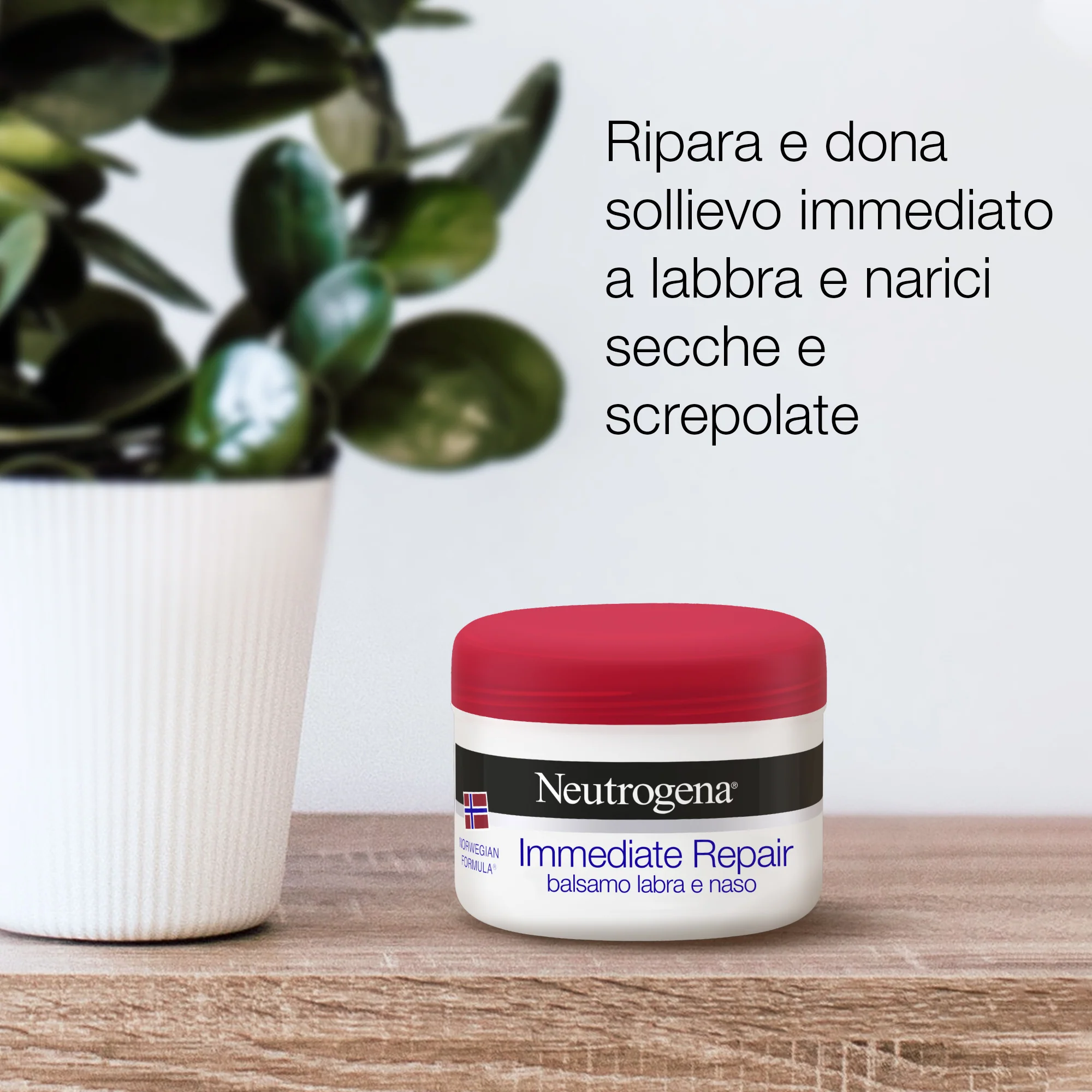 Bálsamo labial reparador instantáneo para rostro y nariz - Bálsamo labial