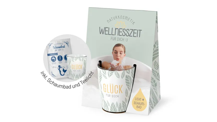 Geschenk für Dich Wellnesszeit Blatt