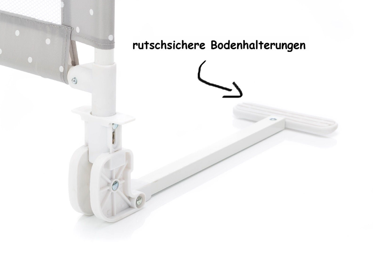 Fillikid Treppenschutzgitter Fillikid Bettgitter Exclusiv 135 x 50 cm für Standard- und Boxspringbetten