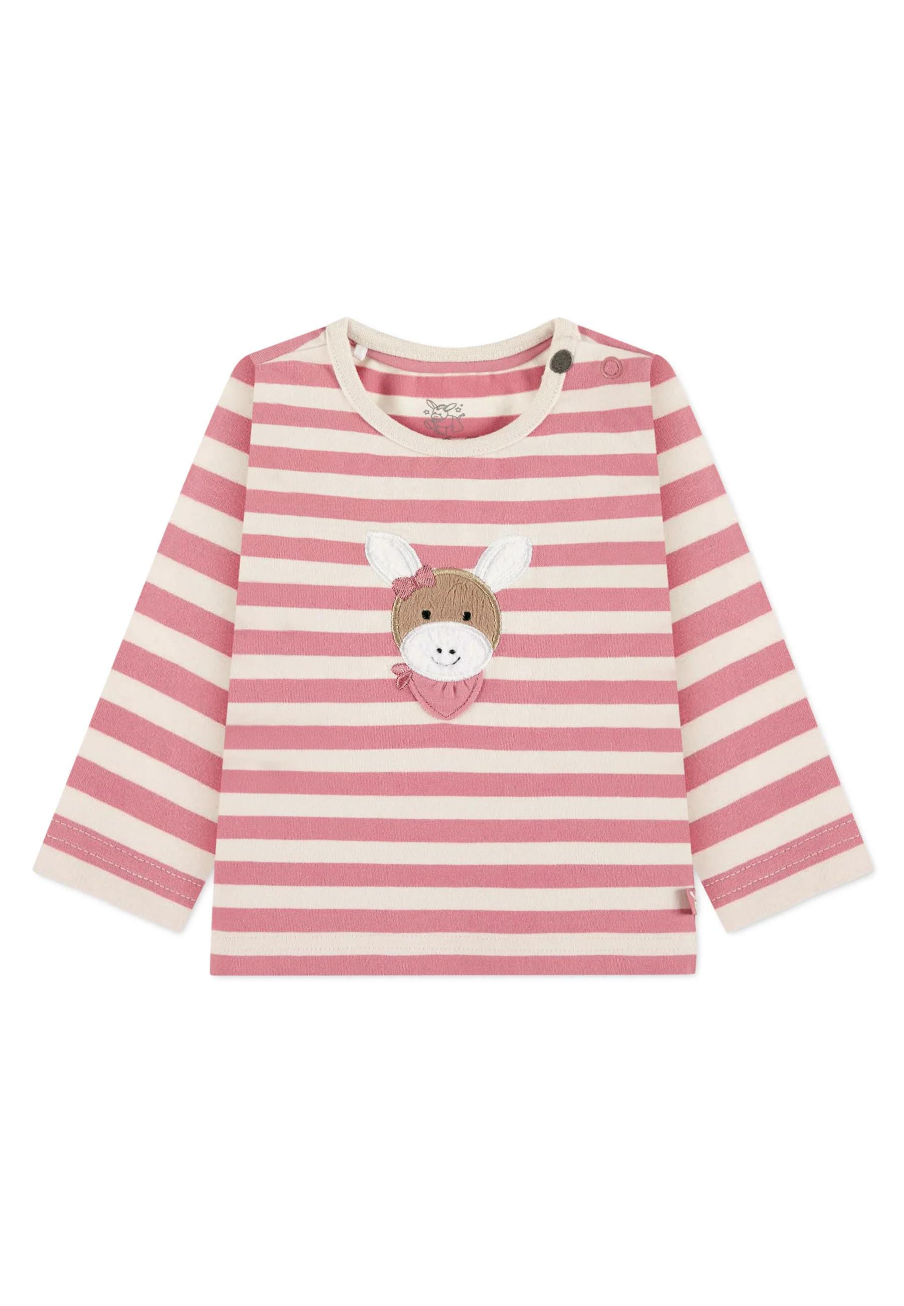 GOTS Set Langarm-Shirt u. Hose Esel Emmi Girl,Rosa