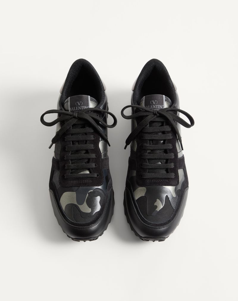 Baskets Rockrunner Camouflage Noir Laminé