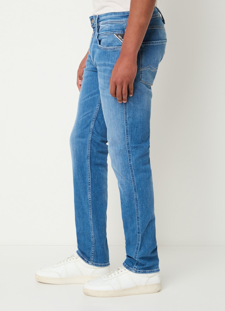 Replay Slim fit džinsi ar vidēji biezu mazgāšanas daudzumu