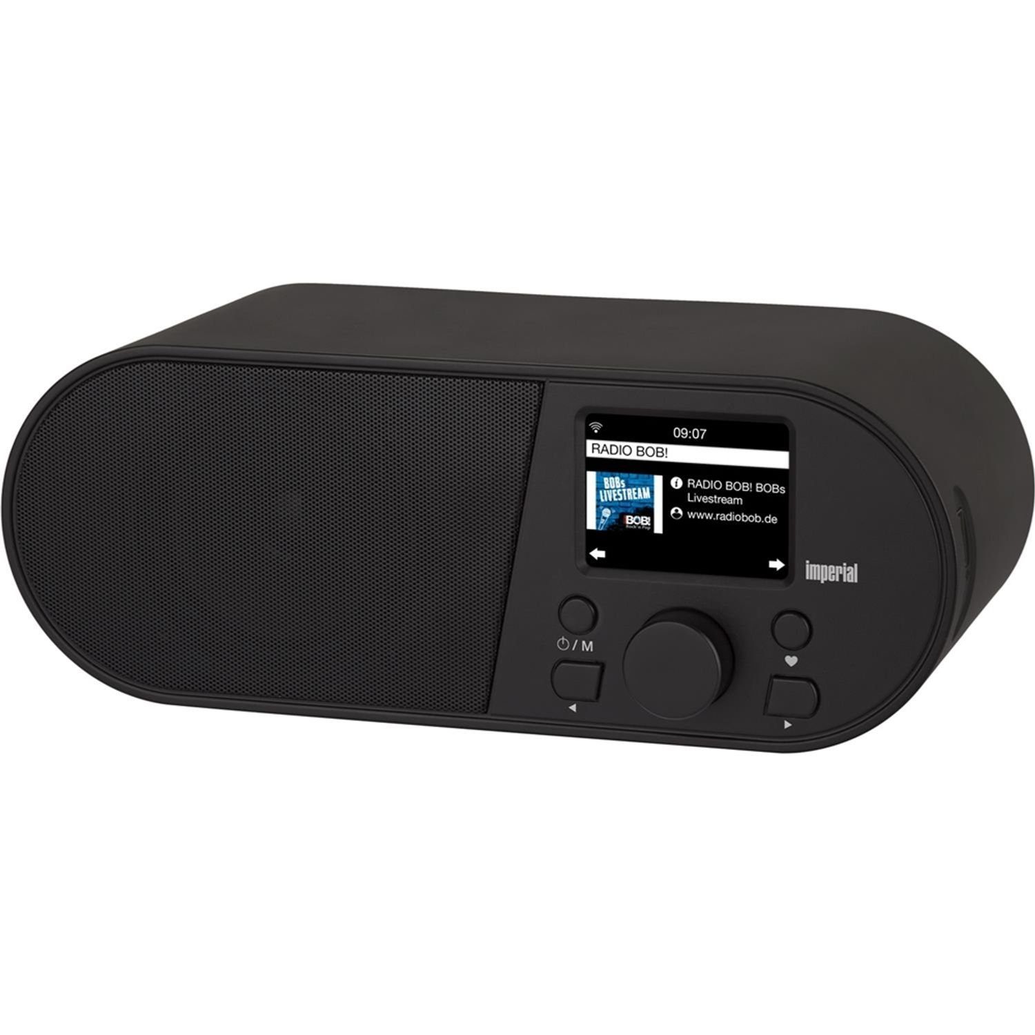 IMPERIAL by TELESTAR i105 Internetradio WLAN Mediaplayer USB DLNA Wecker Appsteuerung Internet-Radio (Internetradio, 5 W, Steuerung über kostenlose App)