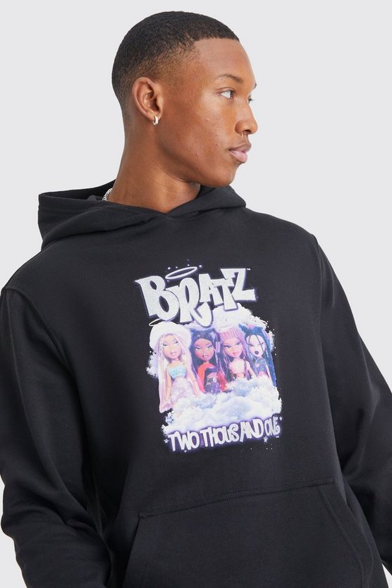 Oversize Hoodie mit lizenziertem Bratz Tour Print