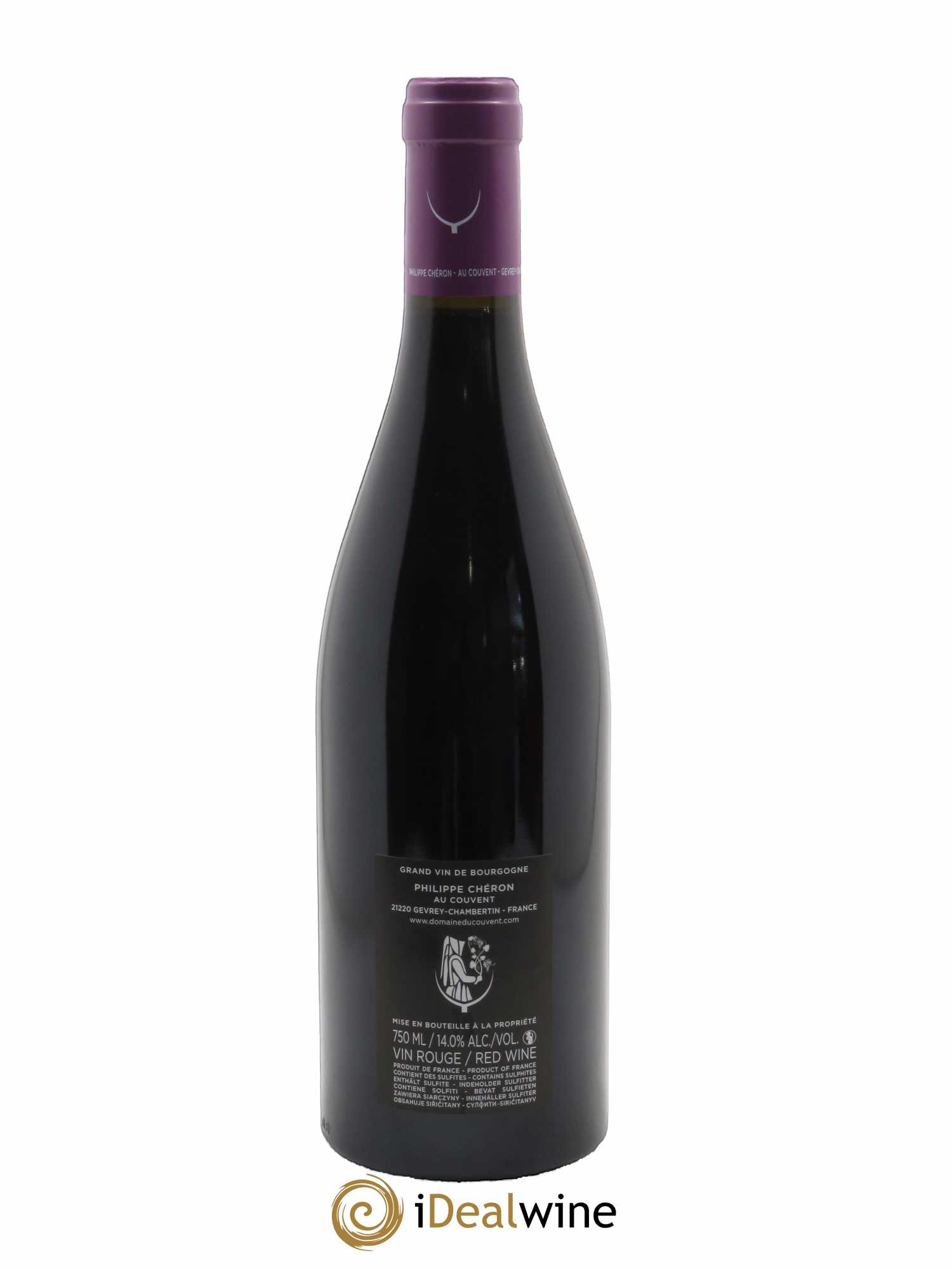 Gevrey-Chambertin 1er Cru La Romanée Monopole Domaine du Couvent  2019 - Lot de 1 Bouteille