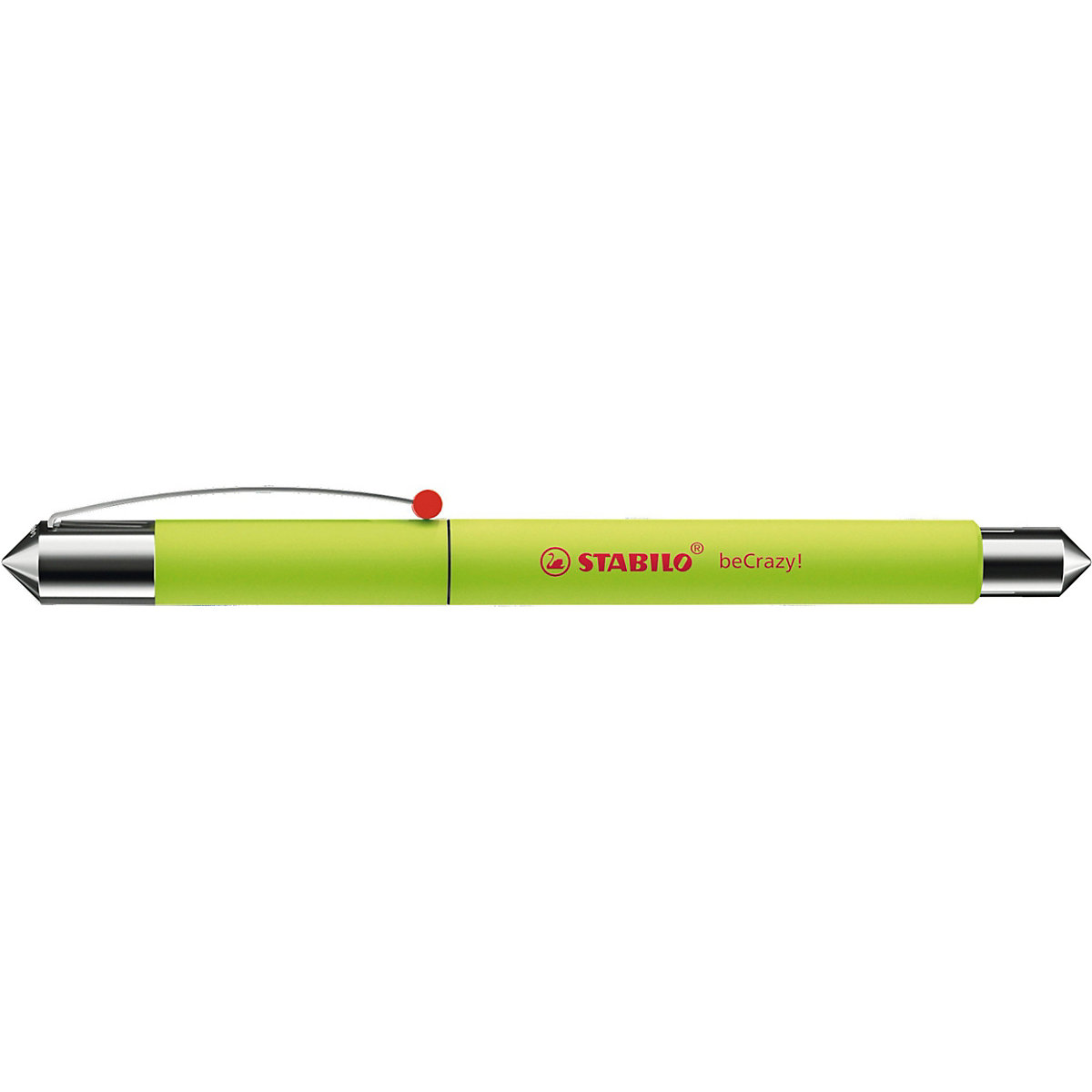 Füllhalter beCrazy! Uni Colors Links-/Rechtshänder limettengrün, inkl. 3 Patronen