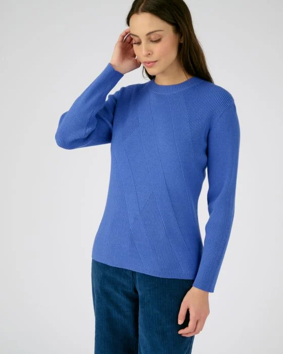 Pull jeu de côtes fantaisie
