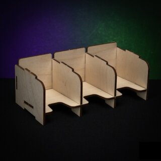 Stackable Card Holder - Mini 3 slot