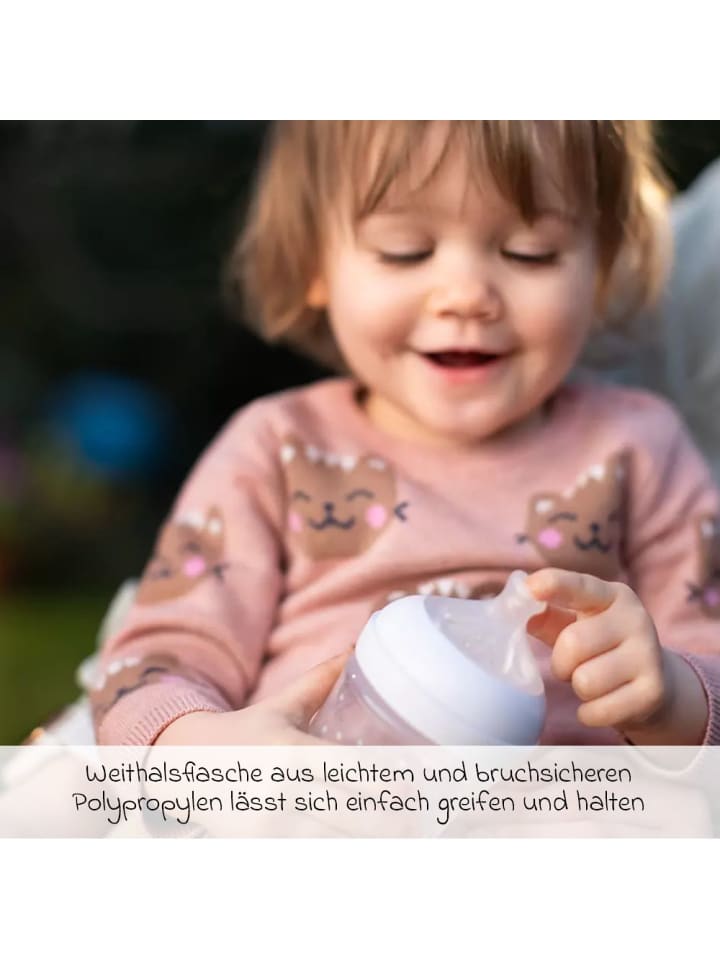 Philips Avent PP-Flasche Natural Response 260ml   Silikon-Sauger in weiss,motiv günstig kaufen onesize