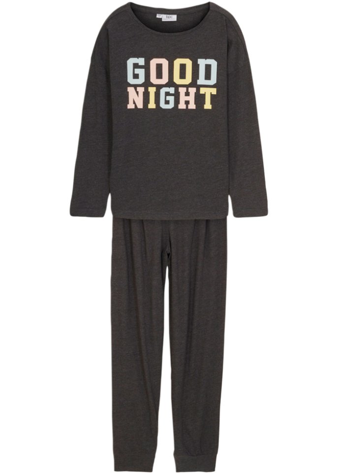 Mädchen Pyjama aus weicher Baumwolle (2-tlg. Set)