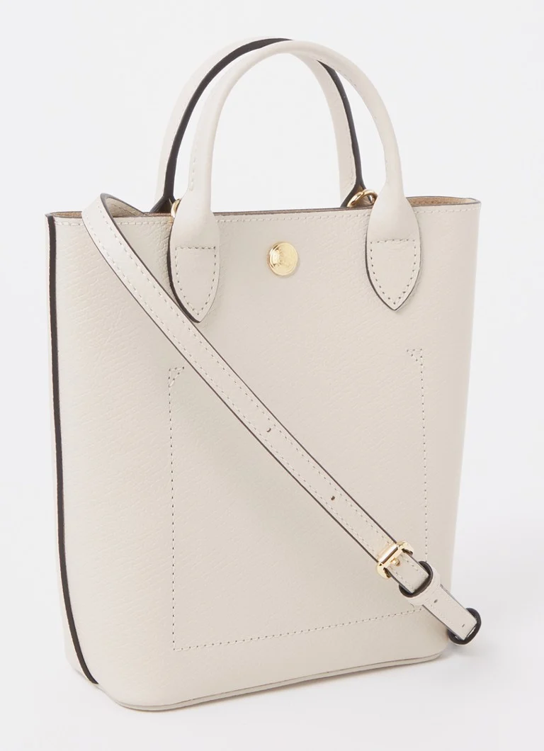 Geantă de umăr Longchamp Épure XS din piele cu curea detașabilă.