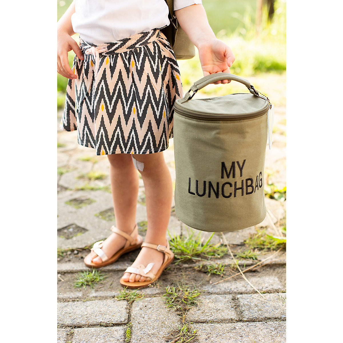 Thermotasche KIDS MY LUNCHBAG, isothermisch, canvas, khaki