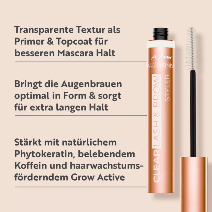MAGIC FINISH Clear Lash & Brow Styler Transparent