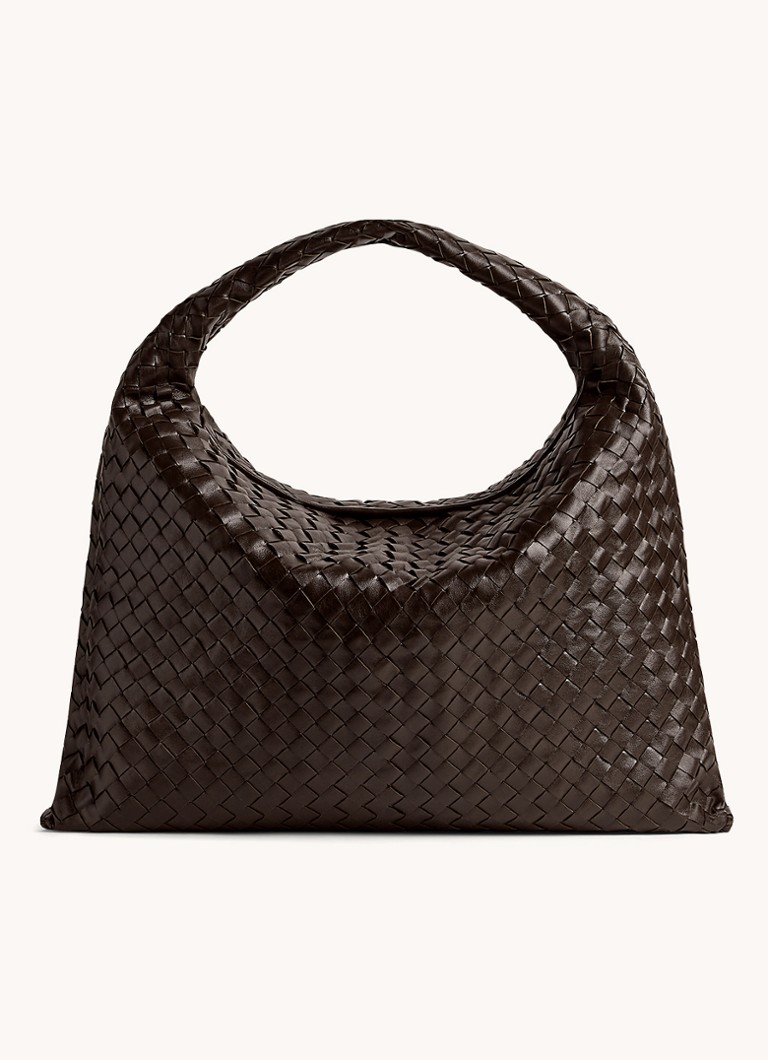 Velká kabelka přes rameno Bottega Veneta Hop z telecí kůže