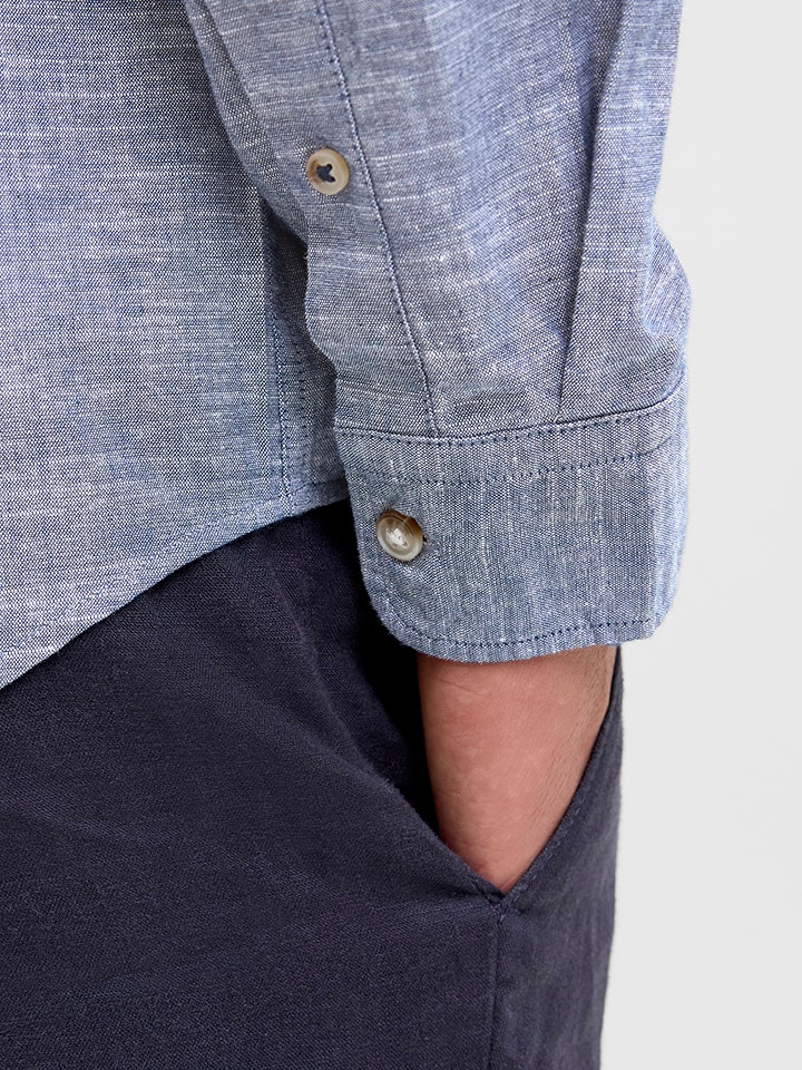 Jack & Jones Hemd - Regular fit - in Blau günstig kaufen