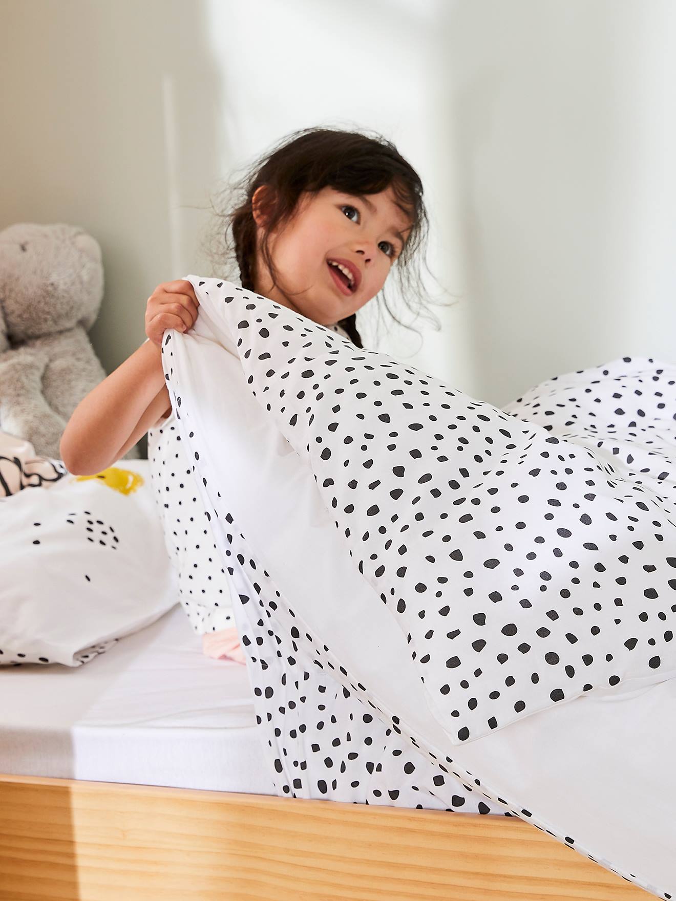 Vertbaudet Kinder Bettwäsche-Set ERBSENPRINZESSIN Magicouette - mehrfarbig
