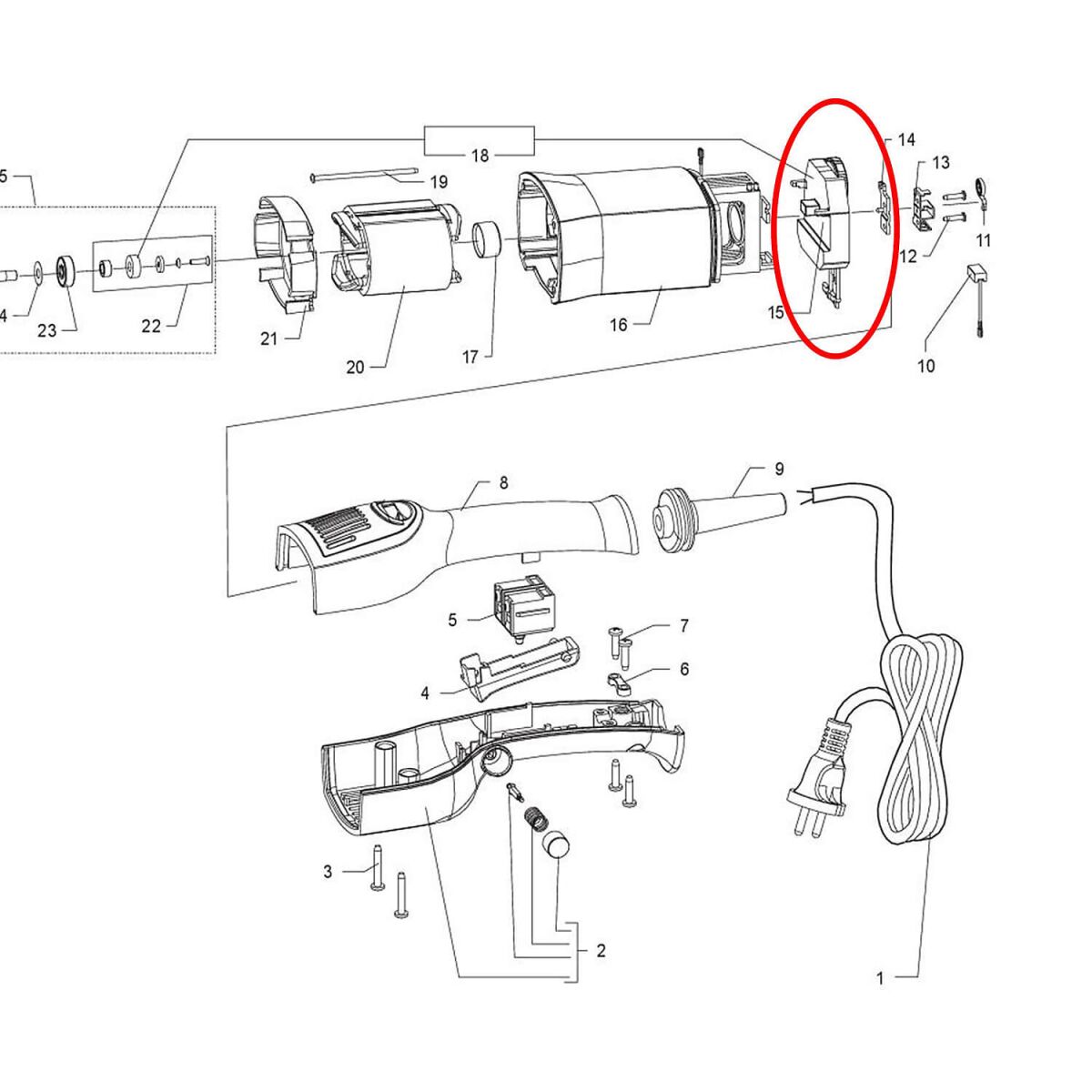 Rupes Elektronikmodul LHR 21 ES