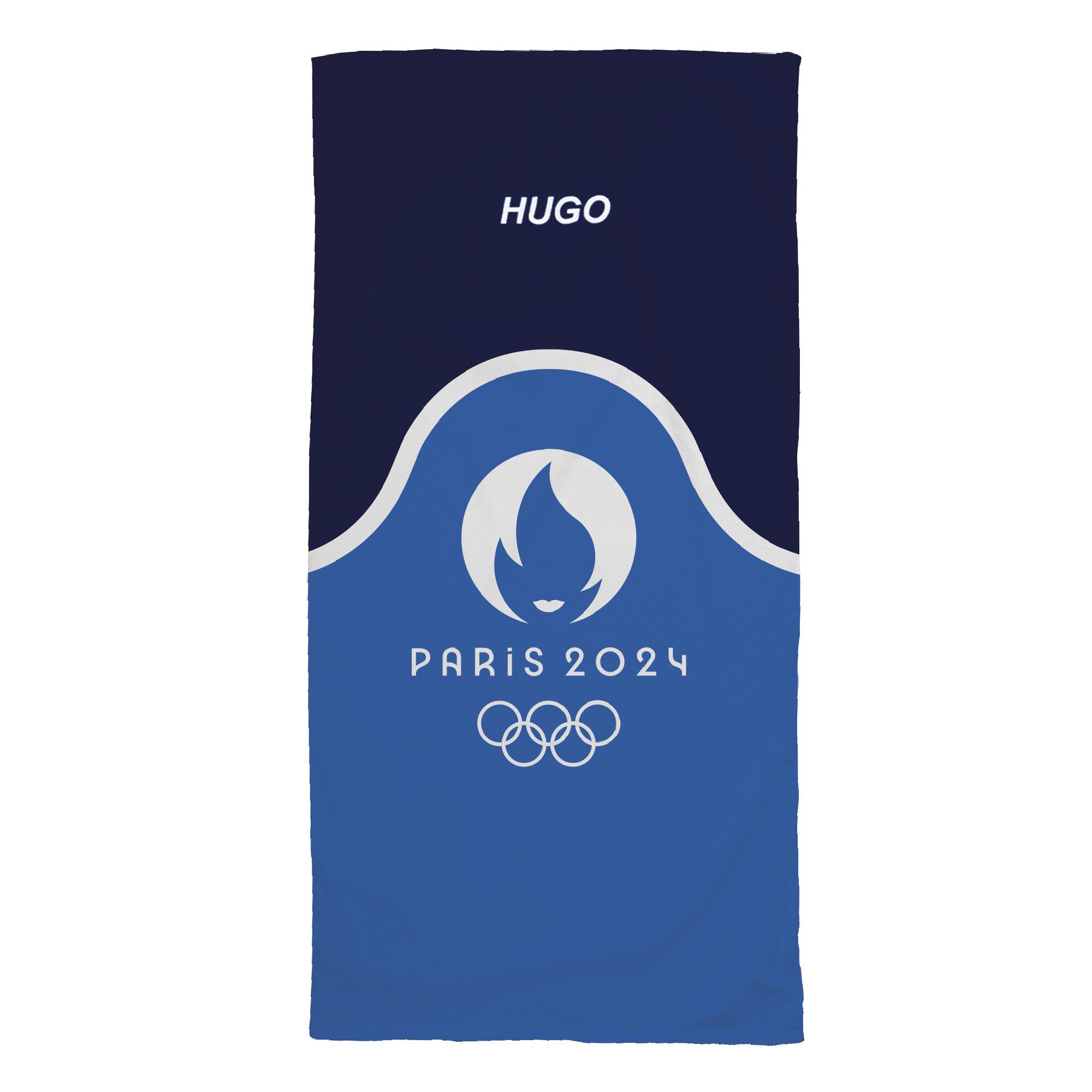 Drap de bain JO2024 personnalisable