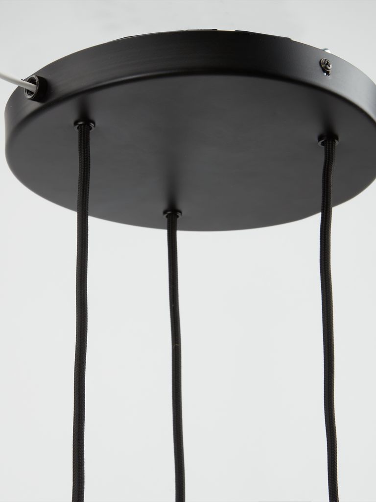 Lampe suspendue 3 en 1 MAGNAR MAGNAR Ø22 x H220 cm noire