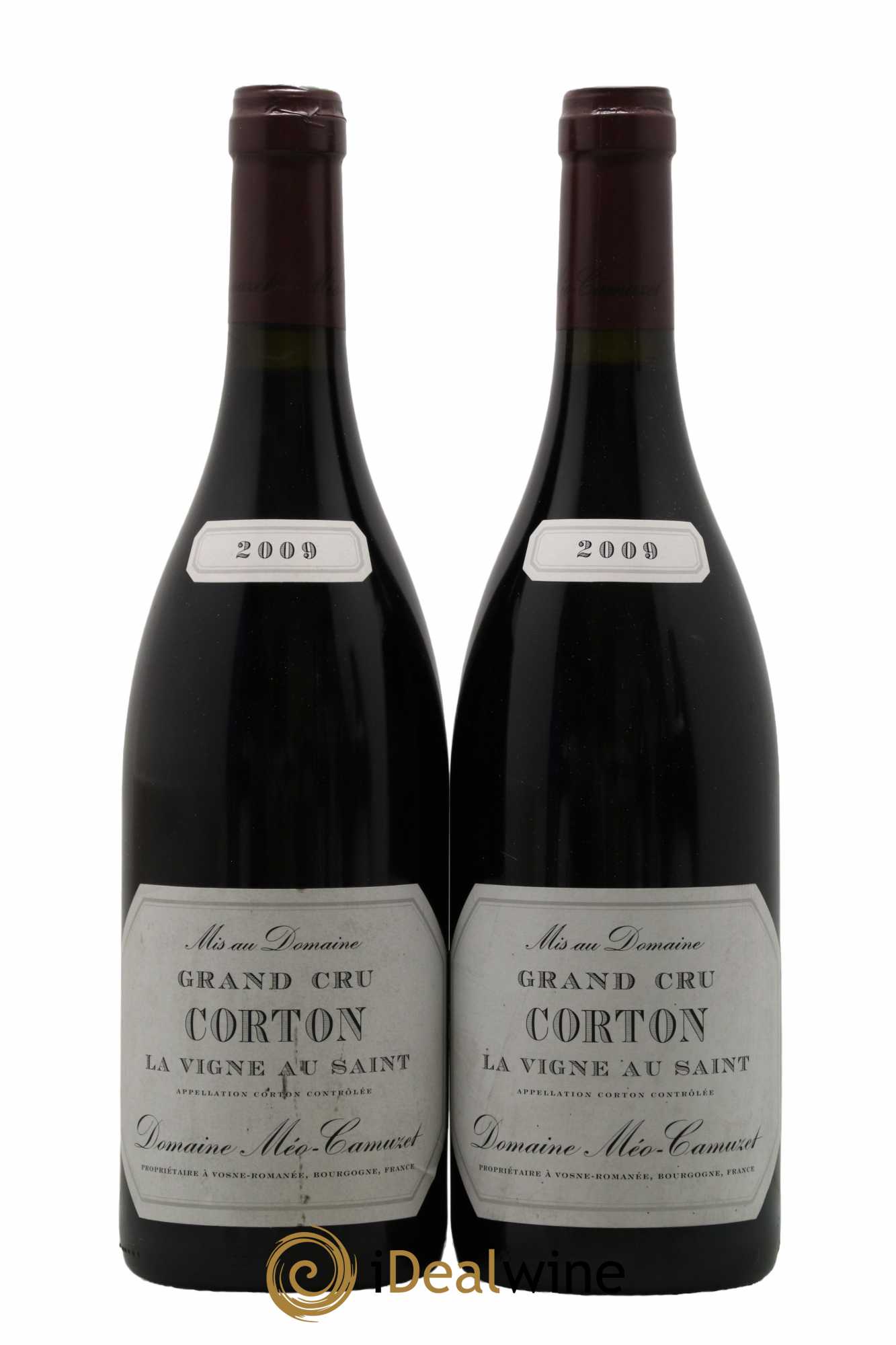 Corton Grand Cru La Vigne au Saint Méo-Camuzet (Domaine)  2009 - Lot de 2 Bouteilles