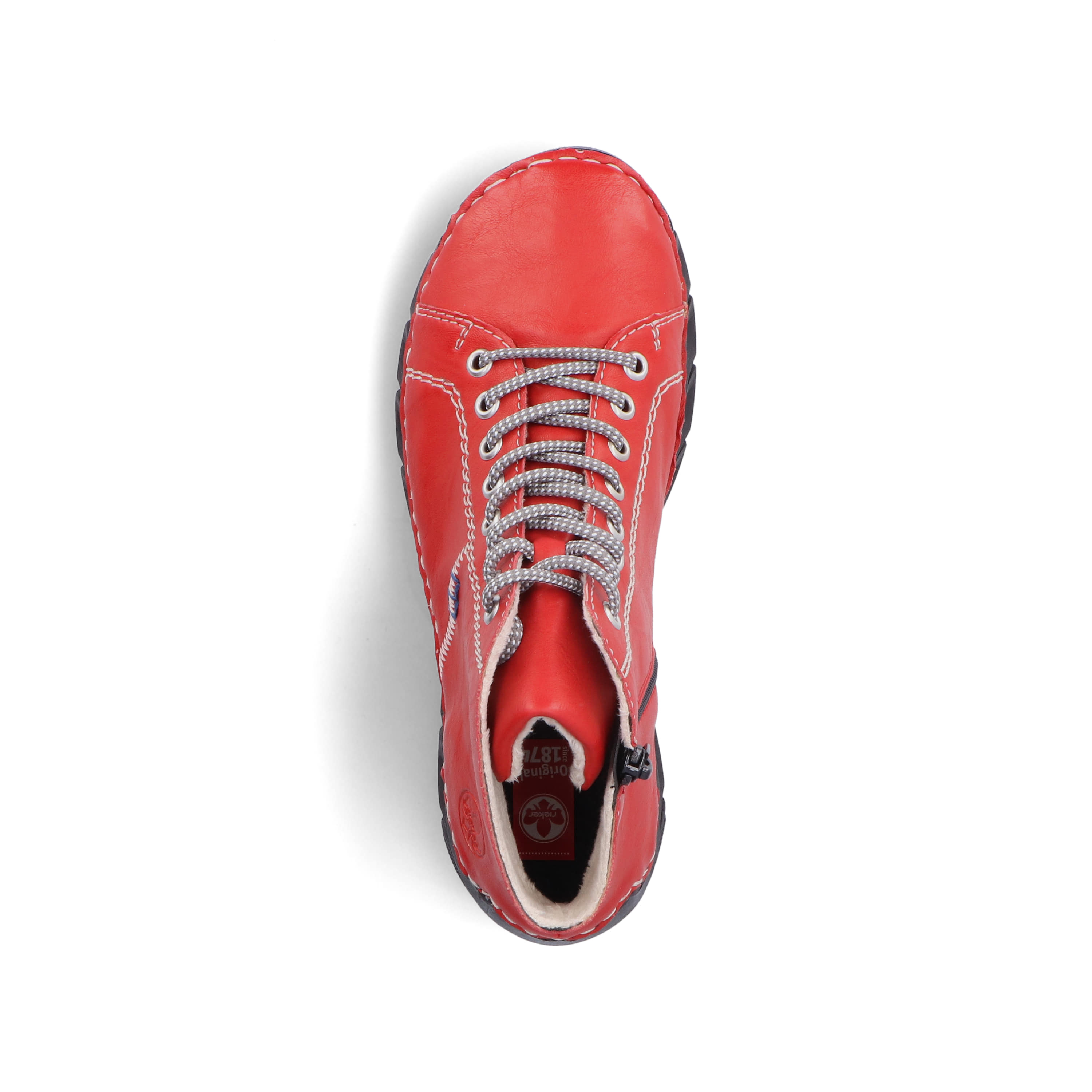 Rieker Damen Schnürschuhe feuerrot