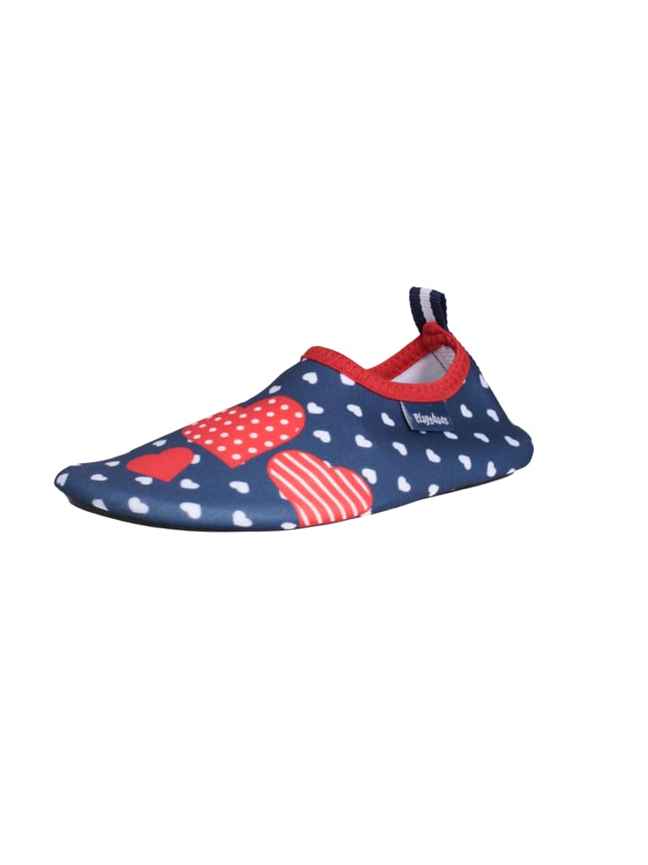 Playshoes Barfuß-Schuh Herzchen in Marine günstig kaufen