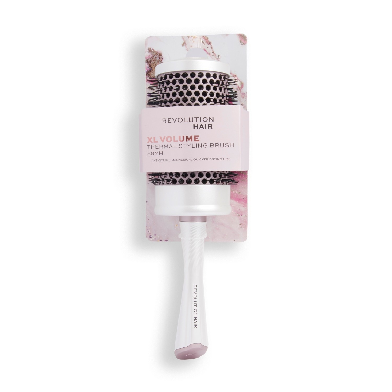 XL Volume Round Barrel Thermal Styling Hairbrush x-large 58mm