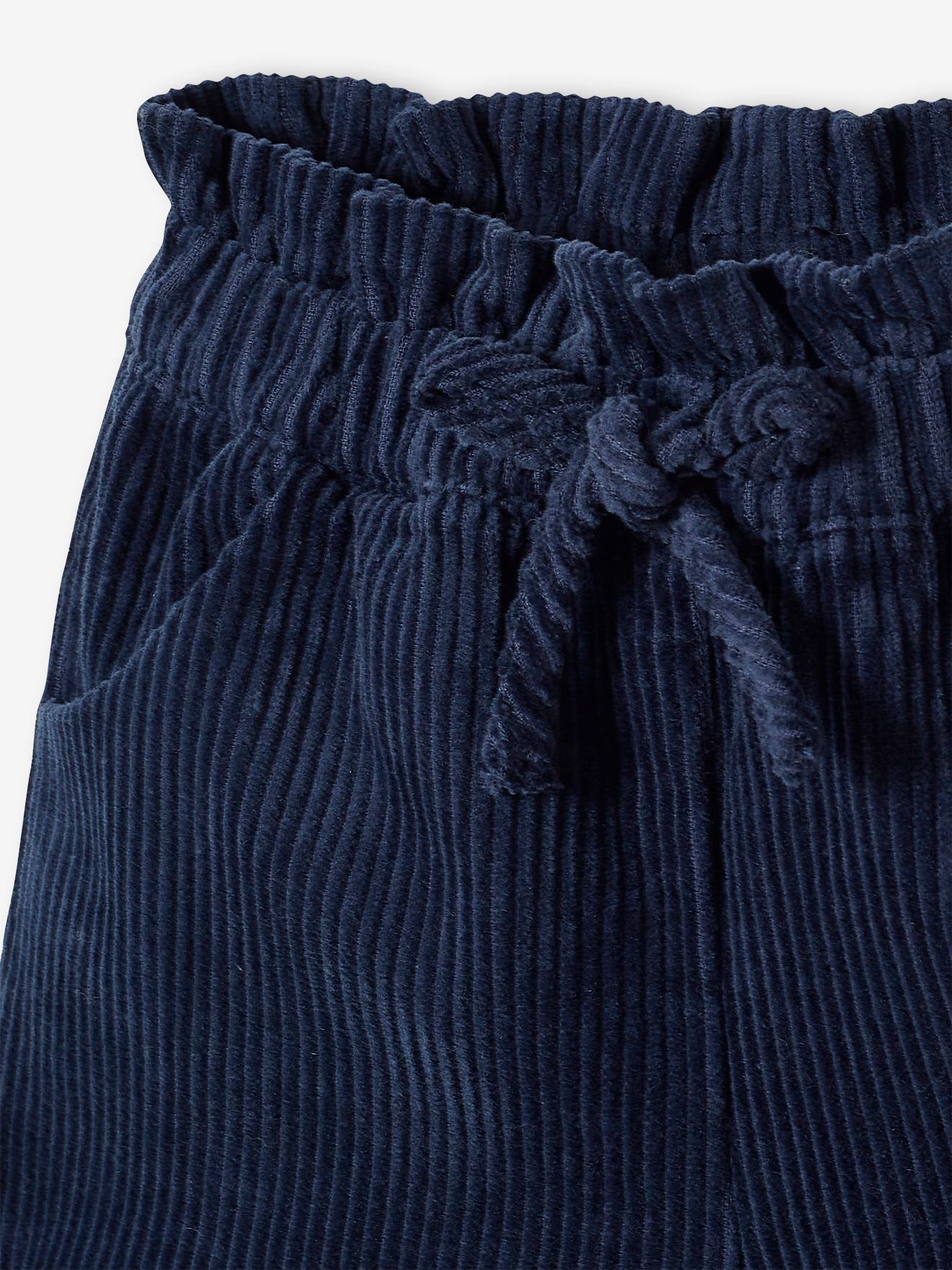 Vertbaudet Mädchen Baby Cord-Shorts - marine