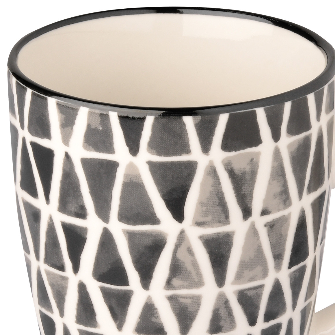 Tasse mit grafischem Muster
