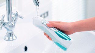 Panasonic Munddusche EW1313, Aufsätze: 2 St., kabellose Munddusche mit orthodontischer Düse